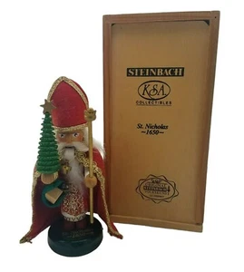 Vintage Steinbach St. Nicholas 1650 1997 6" Tall KSA Collectables Germany Box - Picture 1 of 12