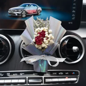 Mini Natural Dried Flower Bouquet Car Freshener Car Accessories Gifts for Her - Picture 1 of 6