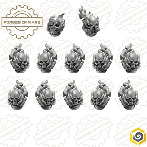 Knights - Cursed Company - Helmets - Damned (x12) - Picture 1 of 1