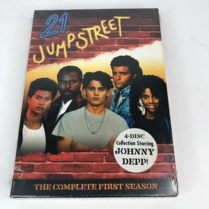 21 Jump Street 4-DVD Set 80's TV Series Johnny Depp New Sealed - Imagen 1 de 7
