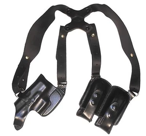 FN FNS FNP FNX 45 Pro Carry Shoulder Holster Horizontal LH BLK - Picture 1 of 1