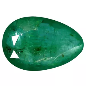 1.72 ct Gorgeous Pear Cut (4 x 6 mm) Colombian Emerald Natural Gemstone - Picture 1 of 1
