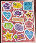 Sheet HALLMARK Stickers CHEERY QUOTES Friends GIRL POWER