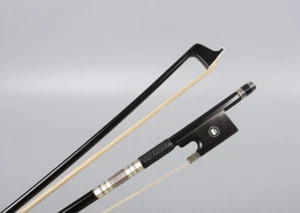 new Advanced black Carbon fiber Violin Bow Hand Made Inlay eye style Frog - Picture 1 of 5