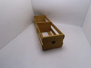 Naturals Pine Wooden Storage 40 CD's Compact Disc Holder Rack Shelf Crate 18" - Picture 1 of 4