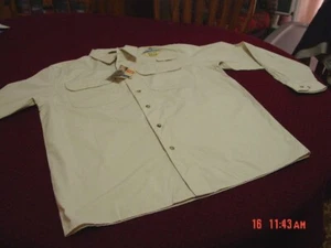 Mens Wrangler Long Sleeve Lightweight Mesh neck Shirt - Picture 1 of 6