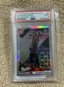 2019-20 Panini Donruss Optic The Rookies Holo De'Andre Hunter #4 PSA 9 Rookie - Picture 1 of 4