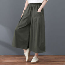 Flared Cargo Trousers for Women