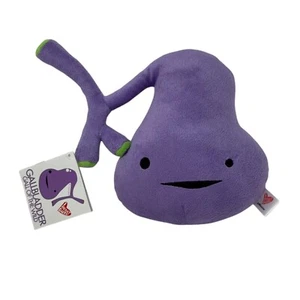 I Heart Guts Peluche Púrpura Visión Biliar Novedad Ponte Bien Cirugía Edu Relleno NUEVO - Imagen 1 de 4