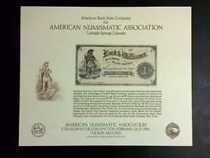 Tarjetas de recuerdo sin BEP: ANA Midwinter Convention 1983, Tucson AZ (ABN) - Imagen 1 de 2