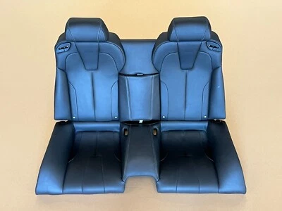 ⭐2012-2018 BMW M6 F13 REAR UPPER & LOWER SEAT CUSHION BLACK LEATHER OEM LOT2497 Foto 1 de 4