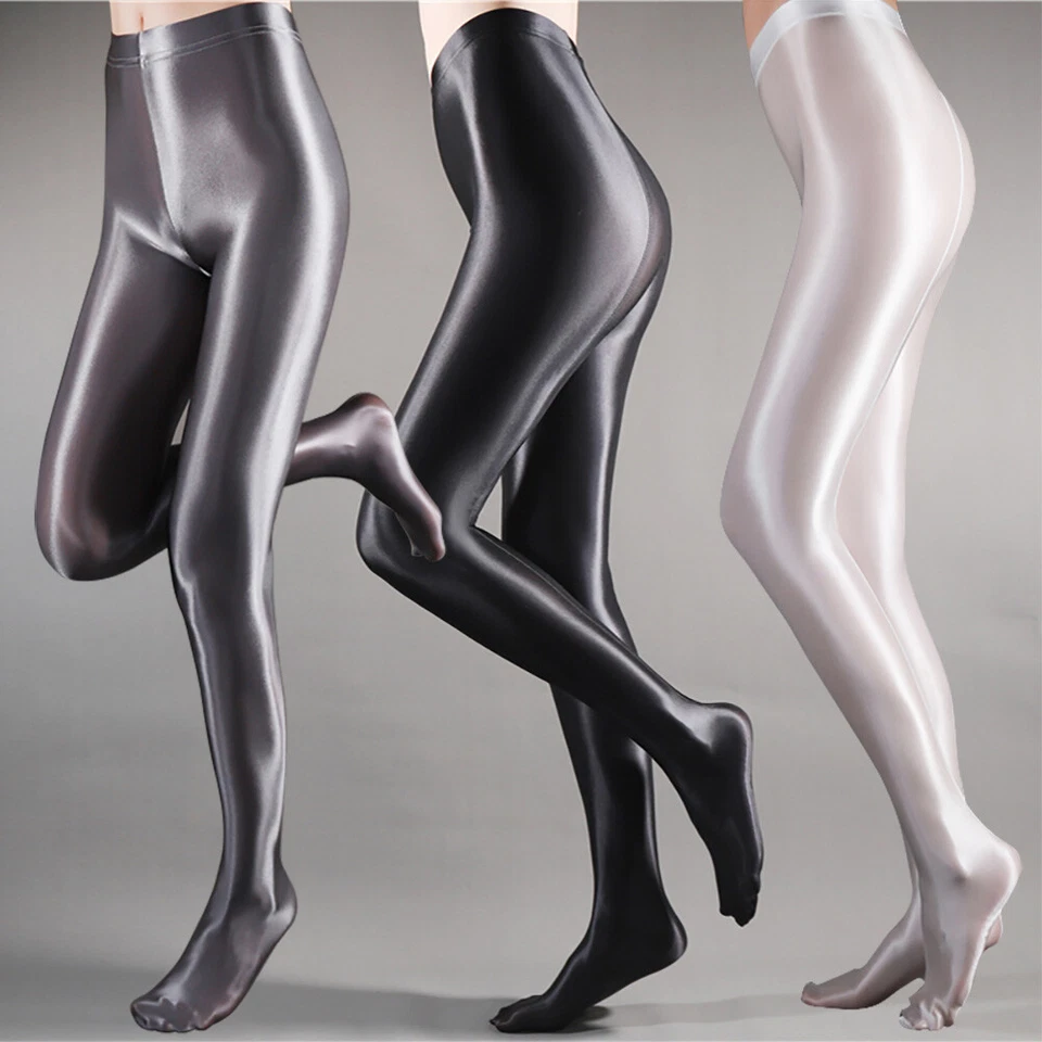 Damen SATIN Strumpfhose Blickdicht GLANZ&GLATT Brillant Glänzend Tights Gr.M-XL - Bild 1 von 3