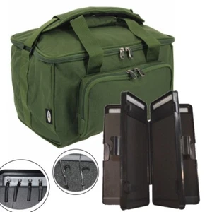 NGT Quickfish Carryall + 72 way Stiff Rig Wallet Carp Coarse Fishing Tackle Bag  - Picture 1 of 4