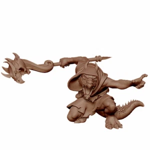 Kobold Caster Wizard - Dungeons and Dragons - Fantasy Miniature Tabletop - Picture 1 of 1