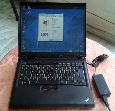 IBM ThinkPad R50e Pentium 1.8GHz 768MB 60GB Parallel [no t t60 r61 t42 r] Win-xp - Image 1 of 4