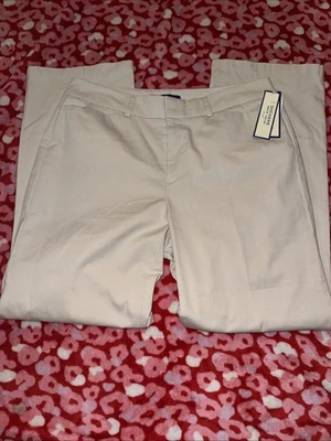 NEW Dockers Metro Trousers - Size 12 Short - Beige Tan Khaki Pants - Image 1 of 4