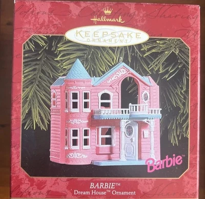 HALLMARK 1999 BARBIE DREAM HOUSE BARBIE ORNAMENT - Image 1 of 4