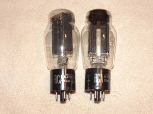 2 x 5U4g RCA Tubes*Ribbed Plates*Hanging D-Getter*Tested Good*#19 - Picture 1 of 4