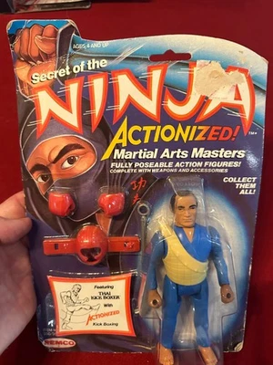 1984 Remco Secret Of The Ninja Martial Arts Masters Thai Kick Boxer Figure - Image 1 of 4