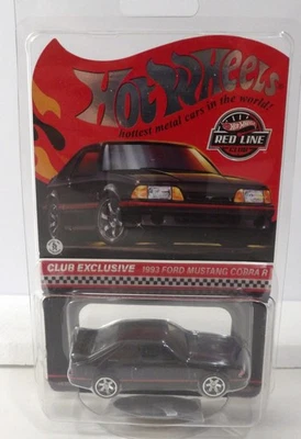 Ford Mustang Cobra R 93 Hot Wheels RLC 2023 1993 en negro Foto 1 de 2