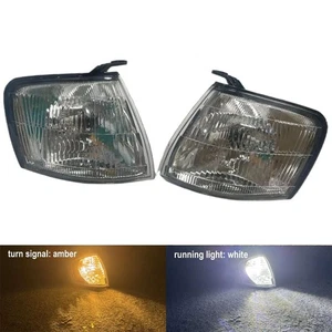 Amber/White Front Corner Signal DRL Light For TOYOTA CROWN JZS143 JZS141 (91-95) - Picture 1 of 5