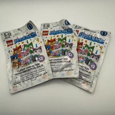 LOT 3 LEGO 41775 Unikitty Minifigures Series 1 Sealed Packs New Free Shipping - Image 1 of 2