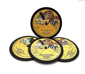 Rod Stewart Quality Handcrafted Vinyl Record Coasters, Retro Music, Set Of 4 - Picture 1 of 5