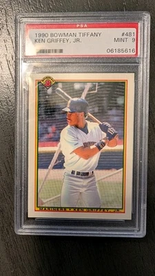 1990 年 KEN GRIFFEY JR Bowman Tiffany #481 PSA 9 — 第 1/2 张图片