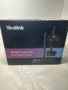 Yealink WH62 Dual UC Wireless Headset - Brand New, FACTORY SEALED - Photo 1/5