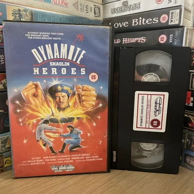 DYNAMITE SHAOLIN HEROES - Big Box Ex-rental VHS - Martial Arts - VPD 311 - Image 1 of 4