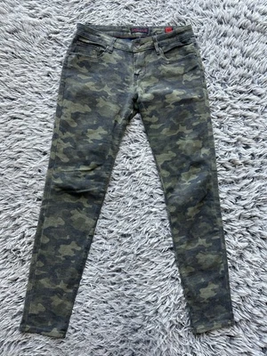 Jeans feminino Cult of Individuality 28 verde camuflado teaser jeans skinny - Imagem 1 de 4