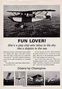1965 Citabria Aircraft Ad 8/8/2025e - Picture 1 of 1