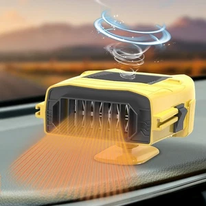 Multifunctional Car Heater Portable DC Fan for Heat & Cool Defog & Defrost - Picture 1 of 10