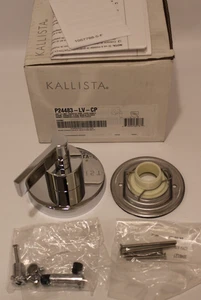Kallista P24483-LV-CP - ONE Lever Handle 3-Way Transfer Valve Trim - Chrome - Picture 1 of 5