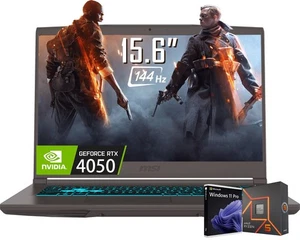 MSI Thin A15 15.6" FHD Gaming Laptop AMD Ryzen 5 7535HS RTX 4050 64GB 2TB SSD - Picture 1 of 10