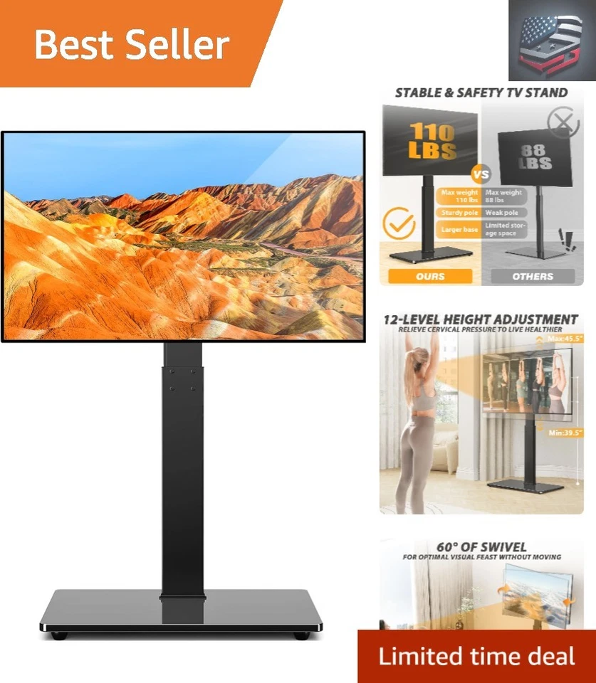 Universal Floor TV Stand Base With Swivel Adjustable Mount for TV (TF2003)