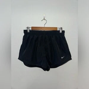 Pre-Owned LG Nike Dri-Fit Lined Black/White Check Shorts - Picture 1 of 10