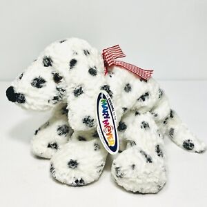 Mary Meyer Flip Flops Spotted Dalmatian Puppy Dog Plush 14” Red Gingham Bow Tags