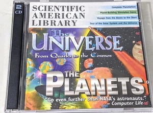 Scientific American Library the Universe, Planets, Cd Rom multimedia 2 disc set - Picture 1 of 6