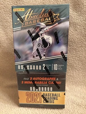 2021 Panini Absolute MLB Baseball Hobby Box - Factory Sealed - Image 1 of 4