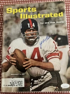 Y. A. Tittle - NFL HoF D.2017 Signed - Sports Illustrated FULL mag- JSA - - Picture 1 of 4