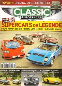 CLASSIC & SPORTS CAR 38 S2 MIURA P400 FERRARI 365 GT4 BB BUGATTI VEYRON McLAREN - Bild 1 von 2