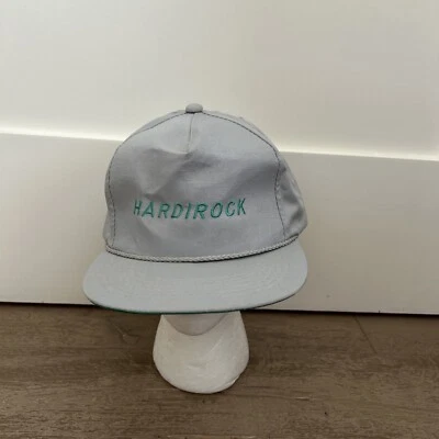 Boné esportivo ajustável vintage Hardirock Strapback alça de couro - Imagem 1 de 4