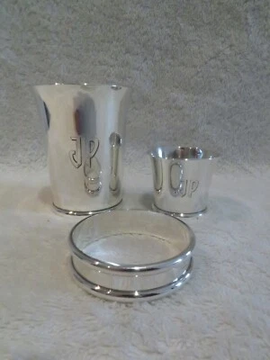 Precioso 1925 francés 950 plata minerve bebé set de regalo art deco st Ravinet ety Foto 1 de 4