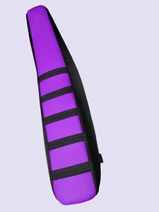 SUZUKI RM 250 cc SEAT COVER  DIRT BIKE FITS 1996 96 YEAR BLK/PURPLE - Picture 1 of 1