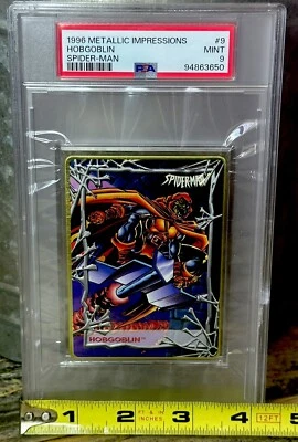 HOBGOBLIN PSA GRADED POP 1 🔥 90’s METAL Marvel Metallic Impressions SPIDER-MAN - Image 1 of 4