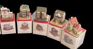 Liberty Falls collection Americana Village 8 piece lot With Boxes - Picture 1 of 21
