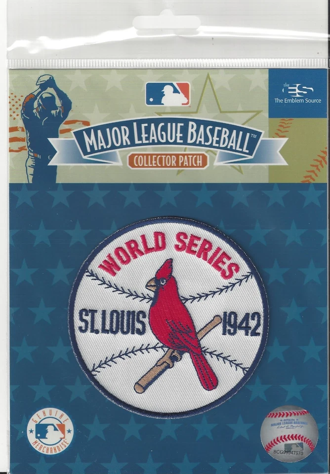 1942 St Louis Cardinals World Series Champions Sleeve Patch Champs Jersey Logo - Image 1 of 1