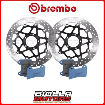 BREMBO DUCATI MONSTER 1100 2009 FRONT PAD + DISCS KIT [07 - Floating - Image 1 of 4