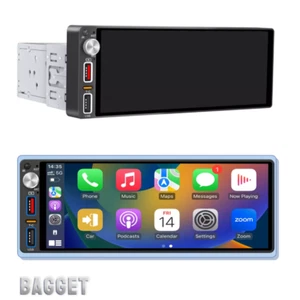 6.9" Autoradio 1Din Touchscreen Wireless Carplay Android Auto FM BT+DAB+Kamera - Bild 1 von 6